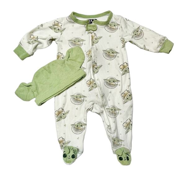 Disney Star Wars Grogu Outfit Size 6m - Picture 1 of 6